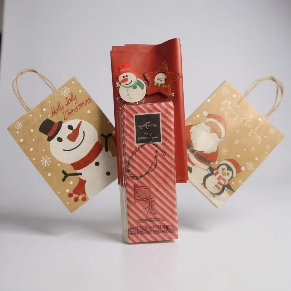W4. Festive Holiday Gift Bag Set